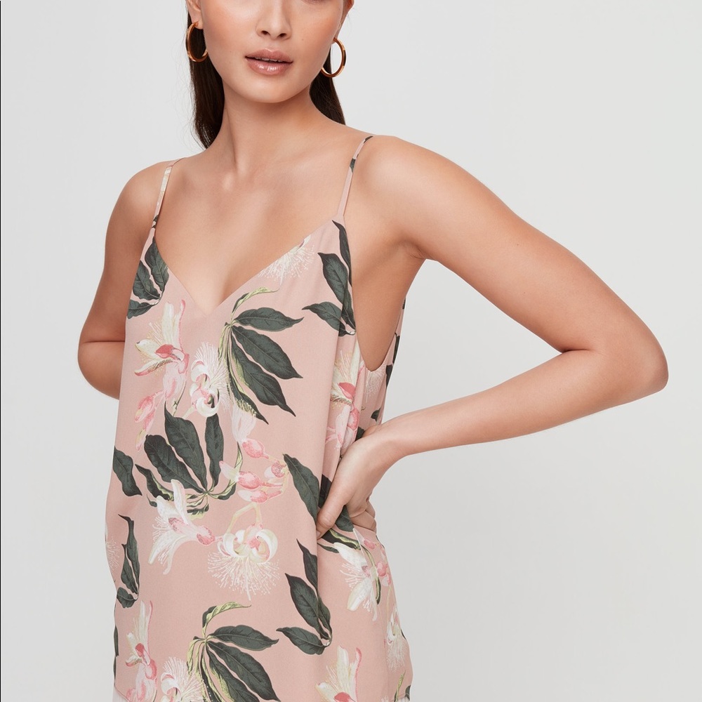 Aritzia Babaton * Everly Camisole * Blush Floral * Sz M *